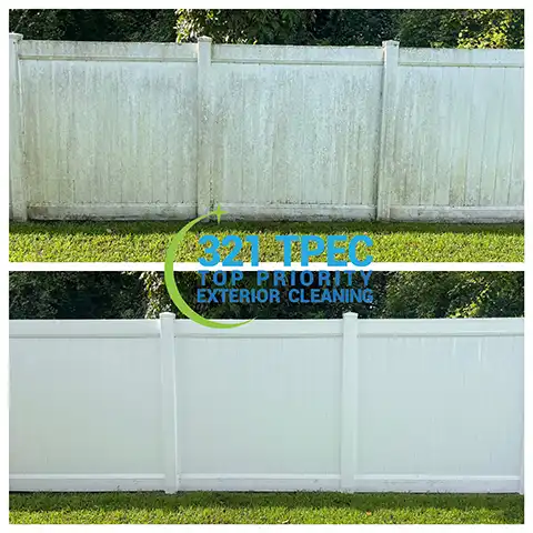 Ultimate vinyl fence cleaning